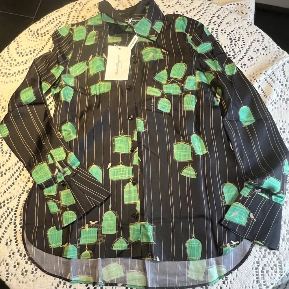 Salvatore Ferragamo Women’s Silk Blouse